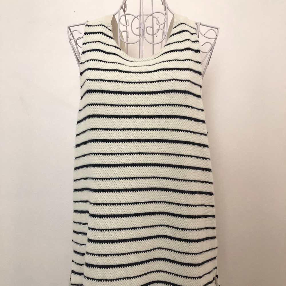 Madewell Bow sleeveless knit blouse